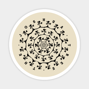 The Joshua Tree Repeating Circles Magnet